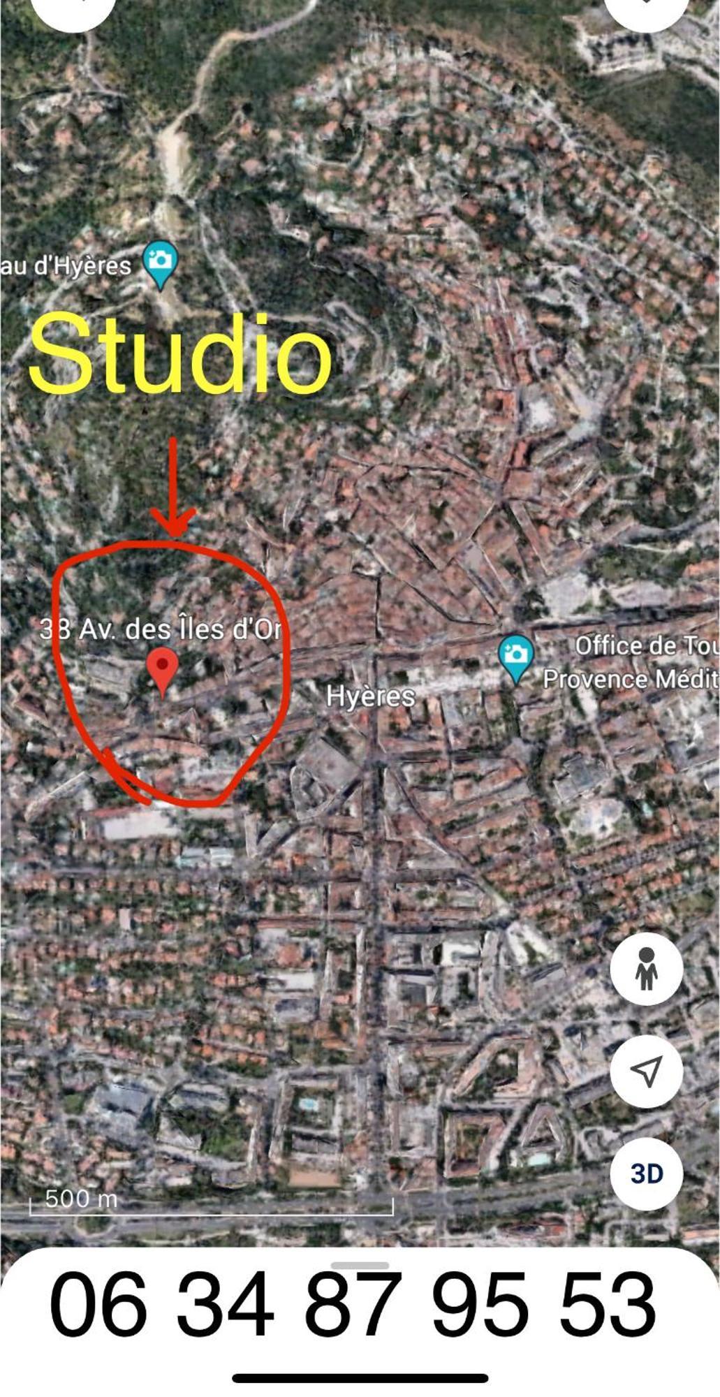 Charmant Studio Hyères Exterior foto